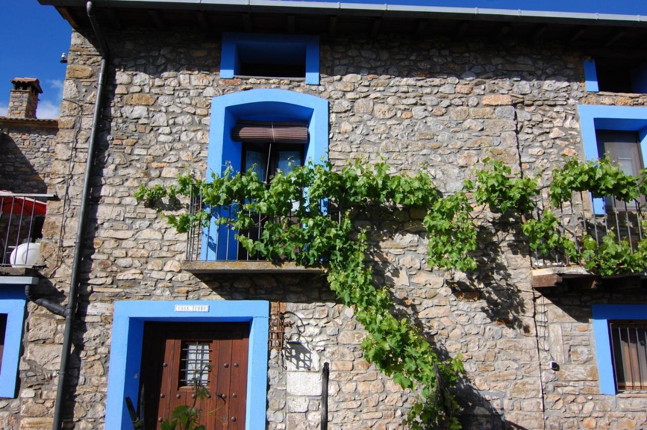 Apartamento El Fenal De Turmo Casa Rural "El Capricho De Nieves" Laspuña Dış mekan fotoğraf